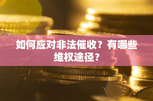 北京如何应对非法催收？有哪些维权途径？
