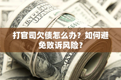 北京打官司欠债怎么办？如何避免败诉风险？