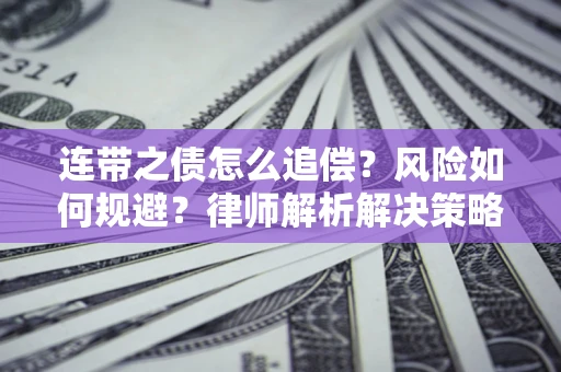 北京连带之债怎么追偿？风险如何规避？律师解析解决策略