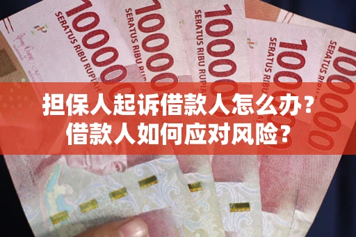 北京担保人起诉借款人怎么办？借款人如何应对风险？